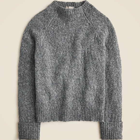 J. Crew Sweaters - J. Crew Gray Cuffed Mockneck Sweater Size XXS